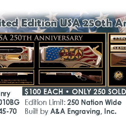 Limited Edition USA 250th Anniversary Rifle Raffle - logo